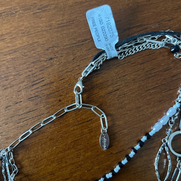 Free People Black Starry Layered Necklace - Picture 7 of 7